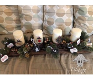 Stickserie - ITH Weihnachtskugeln - 33 Motive in 2 Größen